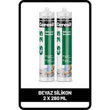 Ceresit CS-25 2x280 ml Beyaz Silikon