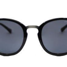Cerruti 8516 01 48 Siyah Gümüş Oval Çerçeve Unisex Güneş Gözlüğü