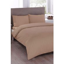 Çeyiz Diyarı Pure Cappucino Çift Kişilik Nevresim Set