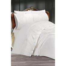 Çeyiz Diyarı Sahra Çift Kişilik Krem 200x220 cm Nevresim Takımı