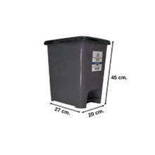Ceymop Slim Pedallı Renkli 30 lt Çöp Kovası