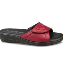 Ceyo 9863-36 Bordo Anatomik Taban Cırtlı Kadın Terlik