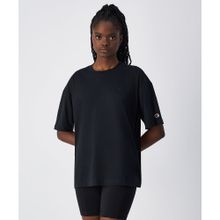 Champion 117865-KK001 Icons SS Tee Siyah Kadın T-Shirt