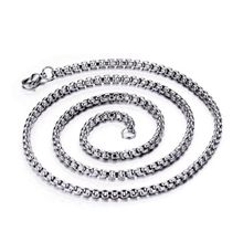 Chavin DR01 Gri 60 cm 3 mm Çelik Erkek Bijuteri Kolye