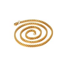 Chavin DS50 Gold Sarı 60 cm 3 mm Erkek Çelik Zincir