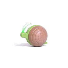 Cheerble 7x5x5.8 cm Kahverengi Şarjlı Akıllı İnteraktif Kedi Salyangoz Oyuncağı