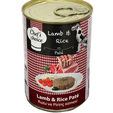 Chefs Cchoice Kuzulu Pirinçli Ezme 400 gr Köpek Konserve Maması