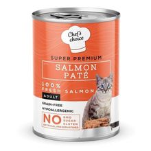Chef's Choice 400 gr Tahılsız Somonlu Ezme Kedi Konservesi