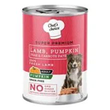 Chef's Choice Kuzulu ve Balkabaklı Tahılsız Yetişkin 400 g Köpek Maması Konservesi