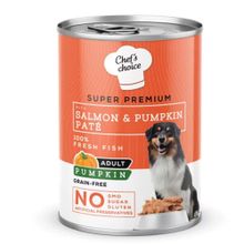 Chef's Choice Tahılsız Somonlu Balkabaklı Ezme Konserve 400 gr Köpek Maması