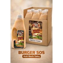 chef's new joy professional Burger Sos 2140 G x 6 Adet - 1 Koli (Koli Bazlı Avantaj Paketi) - 12 kg