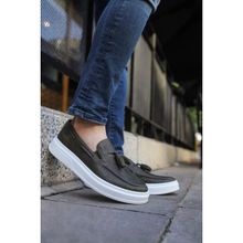Chekich CH127 Cbt Loafer-X Haki Renk Kalın Taban Loafer Model Erkek Klasik Ayakkabı