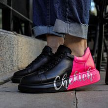 Chekich CH254 CST Pittura 477 Siyah Pembe Erkek Günlük Ayakkabı