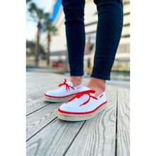 Chekich CH311 Espadril Beyaz Kırmızı Erkek Günlük Ayakkabı