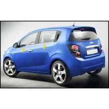 Chevrolet Aveo HB P.Çelik 2011 Üzeri 4 Parça Krom Cam Çıtası