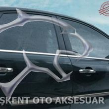 Chevrolet Aveo Sedan 2012 Üzeri 4 Parça Krom Cam Çıtası