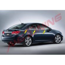 Chevrolet Cruze SD Takımı Paslanmaz Çelik 6 Parça Krom Cam Çıtası