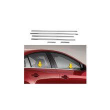 Chevrolet Cruze Sedan 2009 Üzeri 6 Parça Paslanmaz Çelik Cam Çıtası
