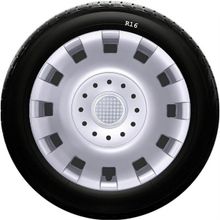 Chevrolet SKS-SJS 414 16 İnç 4 Adet Kırılmaz Jant Kapağı