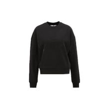Chiara Ferragni 75CBIG02 Bisiklet Yaka Baskılı Siyah Kadın Sweatshirt