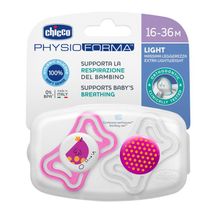 Chicco 2 li 16-36 Ay Physio Light Silikon Kız Emzik