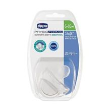 Chicco 6-12 Ay Şeffaf Physio Soft Silikon Emzik