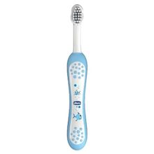 Chicco 6 Ay+ Açık Mavi Bebek Diş Fırçası