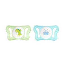 Chicco CC-001.003.170 - 0-2 Ay 2'li Erkek Asortili Physio Yenidoğan Silikon Emzik