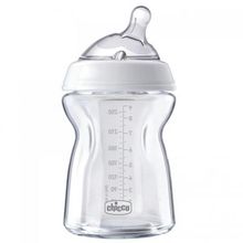 Chicco Natural Feeling 0+ Ay Silikon Emzikli 250 ml Cam Biberon
