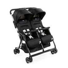 Chicco Ohlala 2 Twin Ultra Hafif İkiz Bebek Arabası Siyah