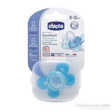 Chicco Physio Comfort Tekli 6-12 Ay Erkek Silikon Emzik