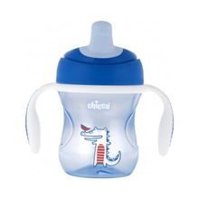 Chicco Yarı Yumuşak Uçlu 200 ml 6 Ay Asortili Erkek Eğitim Bardağı
