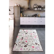 Chilai Home 100x200 cm Hot Drinks Djt Mutfak Halısı