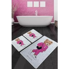 Chilai Home Boss Girl Djt 3'lü Set Banyo Halısı