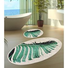 Chilai Home Floret Djt 2'li Set Banyo Halısı Klozet Takımı