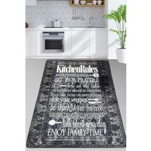 Chilai Home Say Your Prayers Dark 100x200 Cm Banyo Halısı
