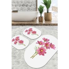 Chilai Home Sitivo Beyaz Djt 3'lü Set Banyo Halısı