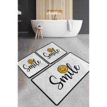Chilai Home Smile Djt 3'lü Set Banyo Halısı