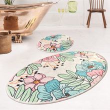 Chilai Home Sprıng Djt 2'li Set Banyo Halısı Klozet Takımı