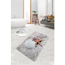 Chilai Home Starfish 70x120 cm Yıkanabilir Kaymaz Taban Banyo Halısı