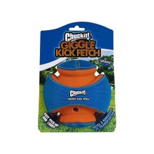 Chuckit Giggle Kick Fetch Turuncu Mavi Sesli Dayanıklı Köpek Oyun Topu