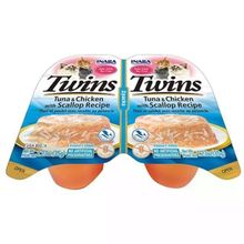 Ciao Twins Churu Ton Balıklı Deniz Taraklı ve Tavuklu 2x35 gr Kedi Ödül Jölesi