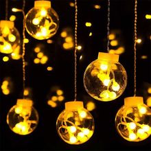 Çılgıntrend Ampul Top Perde Led Işık Dekoratif Fişli Animasyonlu Eklenebilir Dilek Topu