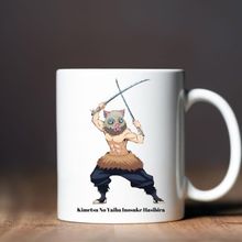 Çılgıntrend Demon Slayer Kimetsu No Yaiba Inosuke Hasibira Tasarımlı Kupa Bardak