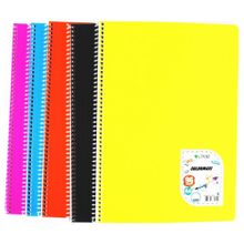 Çınar Defter Okul Colormaxi Spiralli Plastik Kapak A4 96 Yaprak Kareli Defter