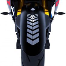 Çınar Extreme 2 Adet Sport Motosiklet Çamurluk Taş Grisi Kask Sticker