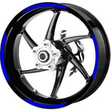 Çınar Extreme Double Stripe Reflektif Mavi Jant Şeridi Sticker