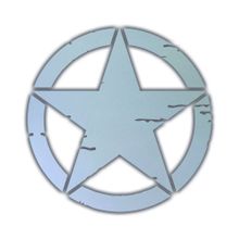 Çınar Extreme Küçük Boy Eskitilmiş Askeri Yıldız Reflektif Sticker