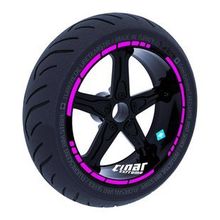 Çınar Extreme Moto GP Stili Gül Pembesi Jant Şeridi Sticker