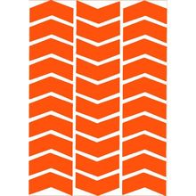 Çınar Extreme Ok Şeklinde Floresan Turuncu Sticker